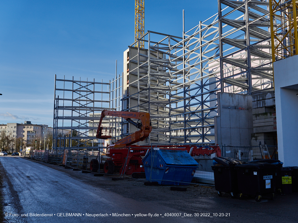 30.12.2022 - Baustelle R.EVO in Neuperlach-Süd